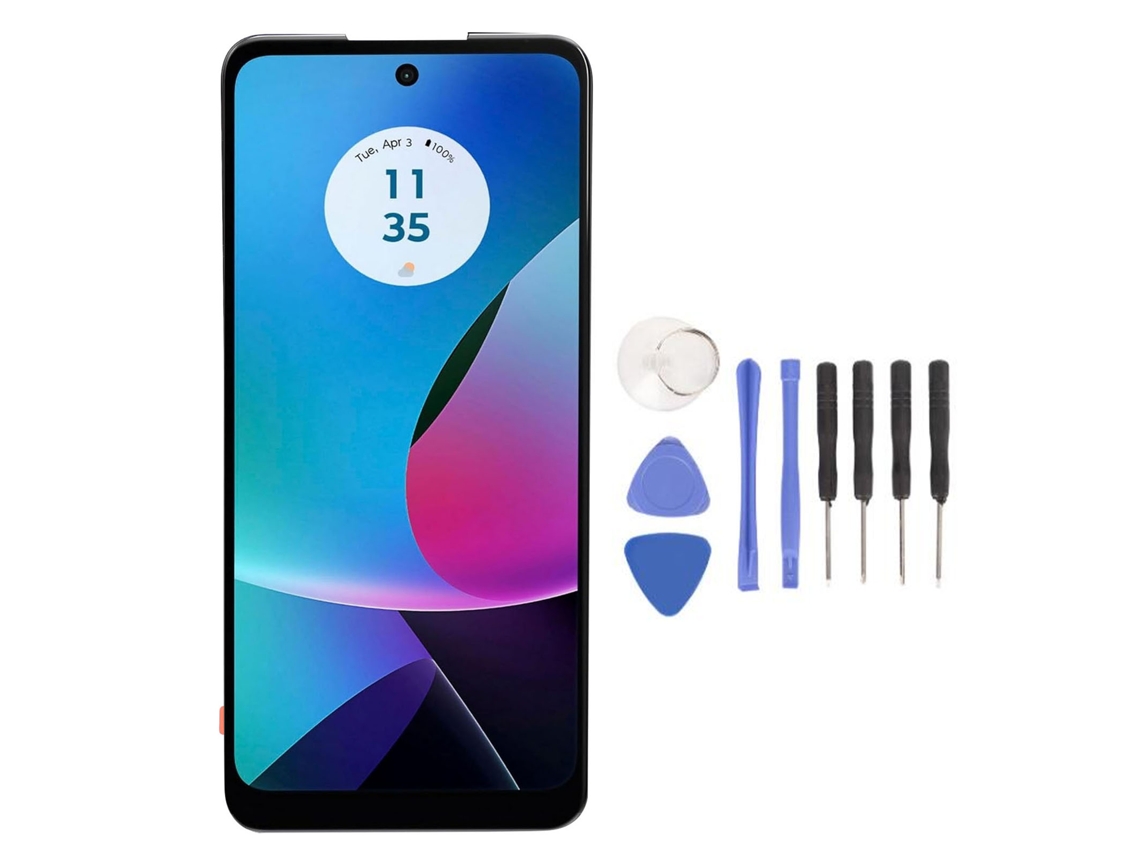 Mali tela de Substituição Moto G Play 2023 6.5 Polegadas Hd com Sensor de Impressão Digital e Ferramentas de Reparo