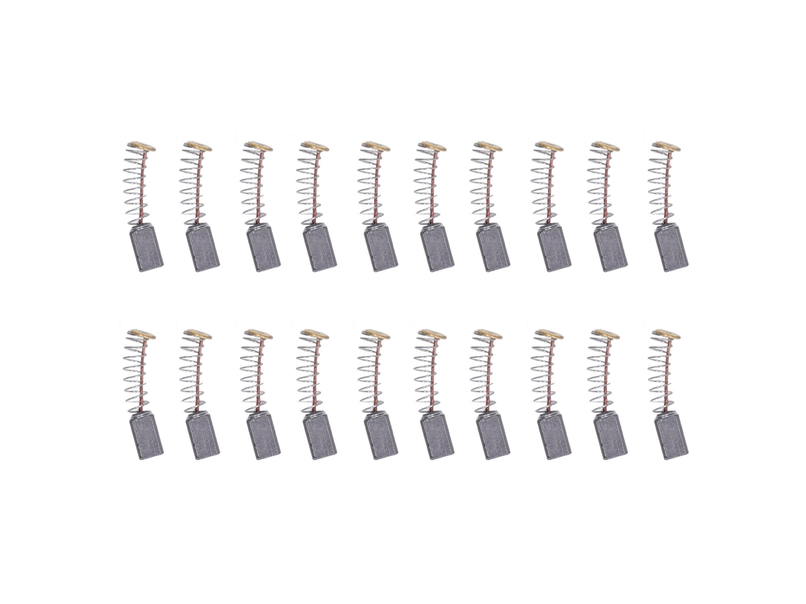 20 Peças De Pincel De Carbono Para Motor Resistente Ao Desgaste, Peça De Reposição Para Esmerilhadeira E Máquina De Corte
