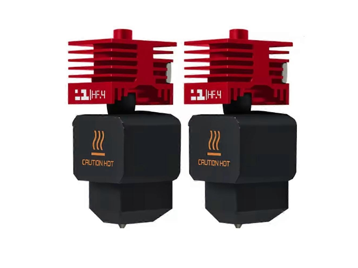 2pcs High Flow 0.4 High-speed Hardened Steel Nozzle For Bambulab H2d Hot End Ultra-flow Hotend 3d Printer Parts