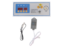 Controlador de Temperatura Primerox automático para incubadora 60w 12v com tela LCD e 4 canais