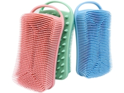 Lurelia Conjunto De 3 Escovas De Silicone Para Duche, Silicone Macio, Dupla Face E Massagem Suave, Rotina Spa Prático