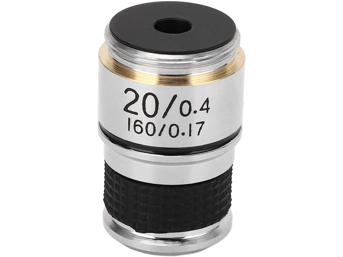 Lente Objetiva De Microscópio 20x, Com Interface De Rosca Rms