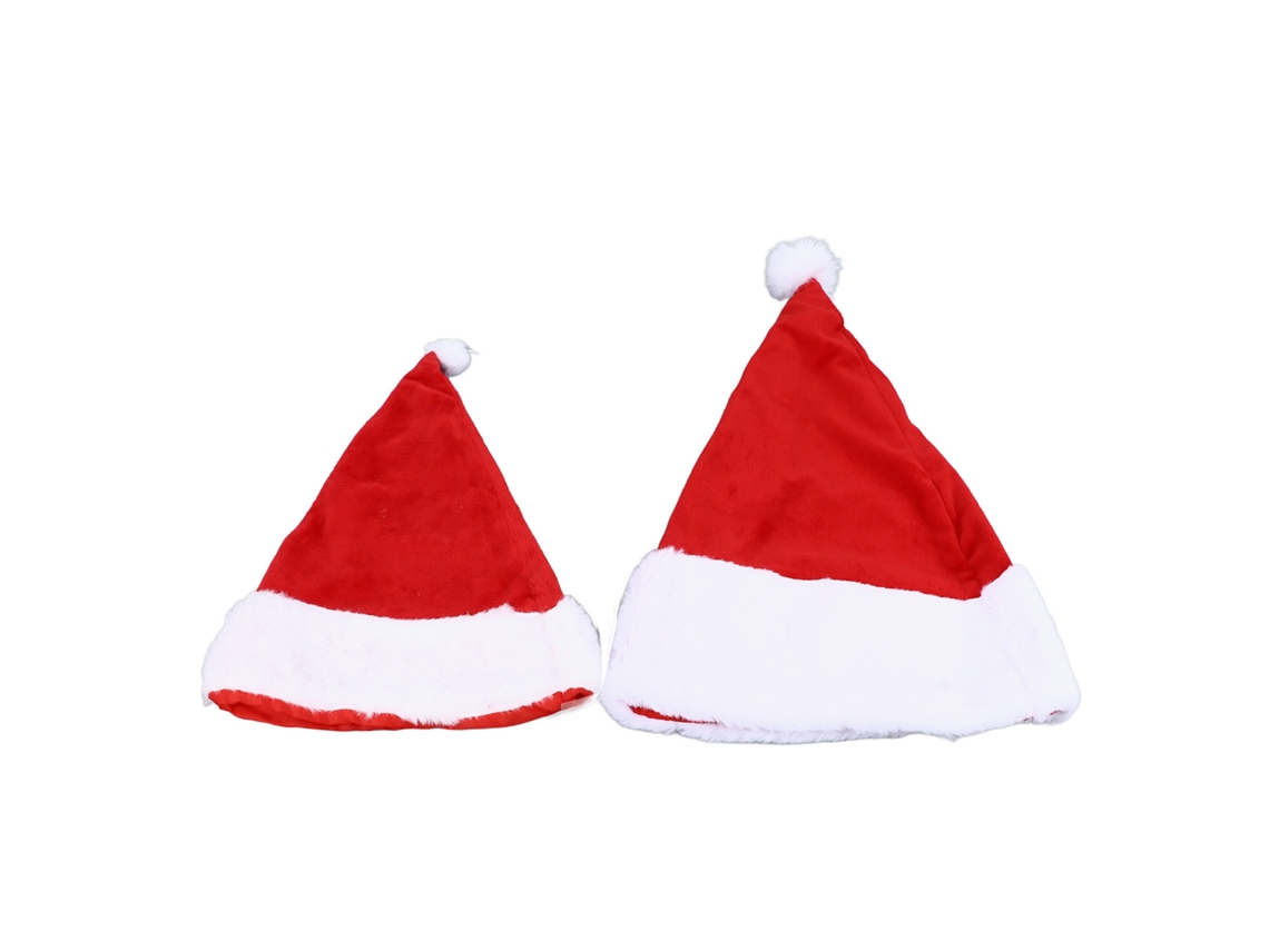 Chapéu de Natal Macio Confortável para Adultos e Crianças Festivo