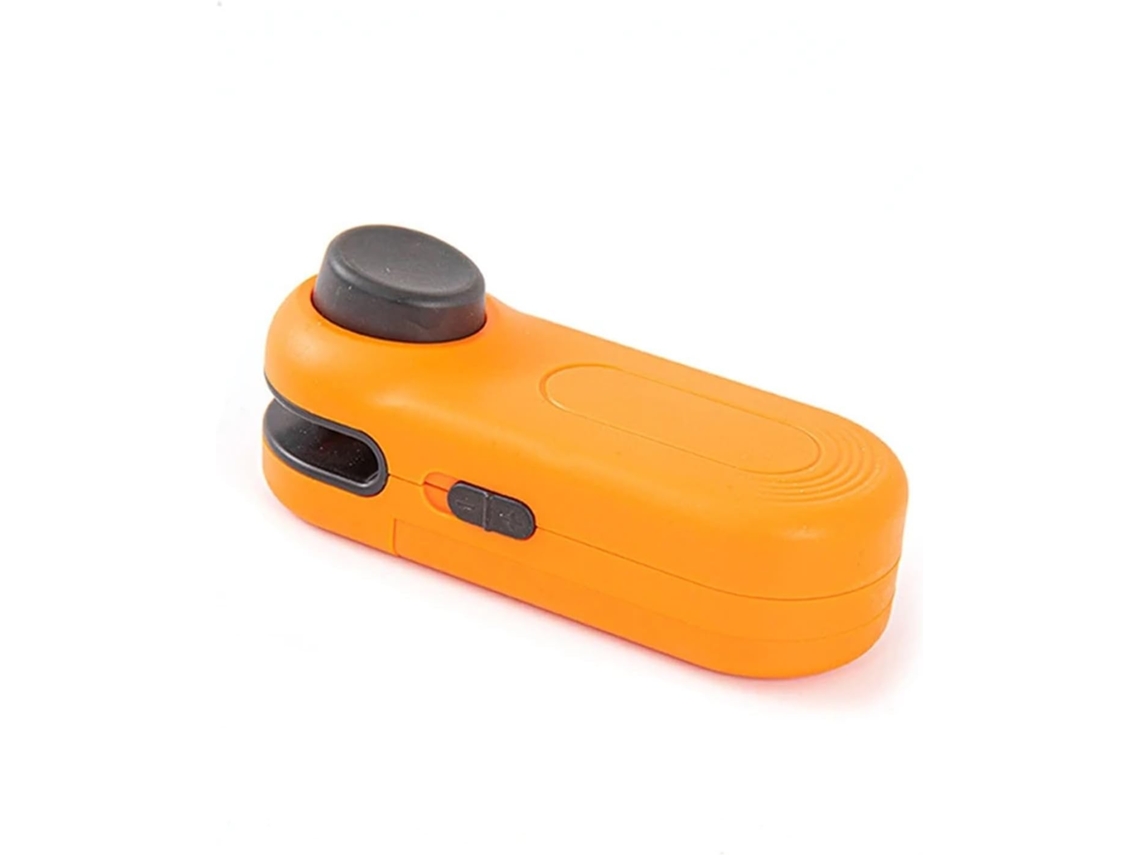 Mini Seladora Térmica Para Sacos Plásticos, Seladora Portátil Manual Laranja