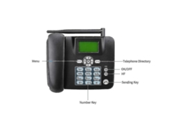 Telefone Sem Fio 4g de Mesa com Suporte para Cartão Sim e Antena