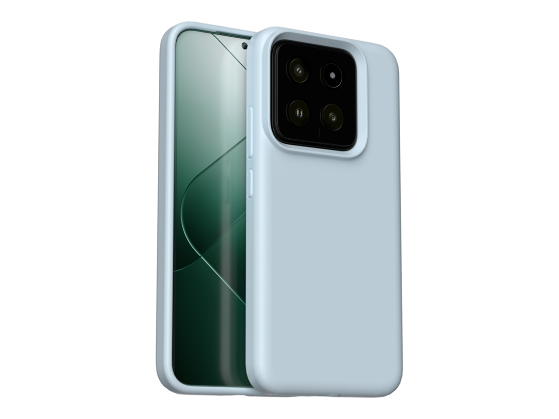 Capa De Celular Em Silicone Líquido (azul Celeste, Xiaomi 14 Pro), Compatível Com Celulares Xiaomi.