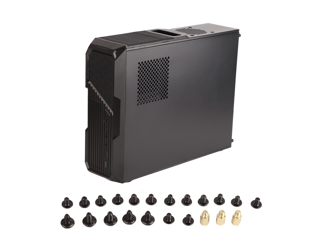 Caso Mini Itx Layout Exquisito Porta De Periférico Multifuncional Caso De Pc Mini Conveniente Para Game E Escritório