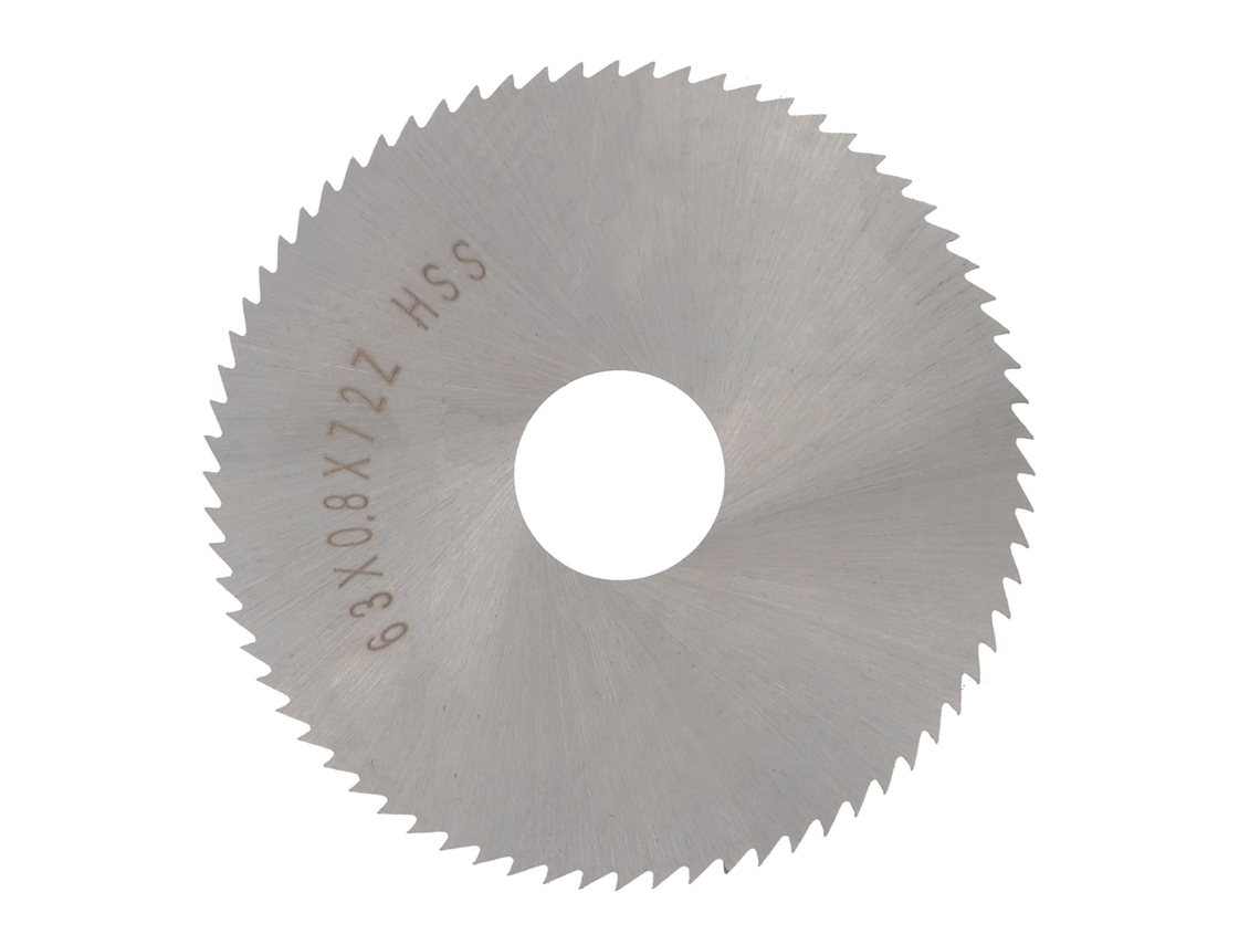 Lâmina Serra Circular Aço Rápido 63x0.8x16mm 72 Dentes Industrial W6542