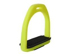 Estribos Ingleses de Fibra Verde 11.5 Cmhispano Hipica