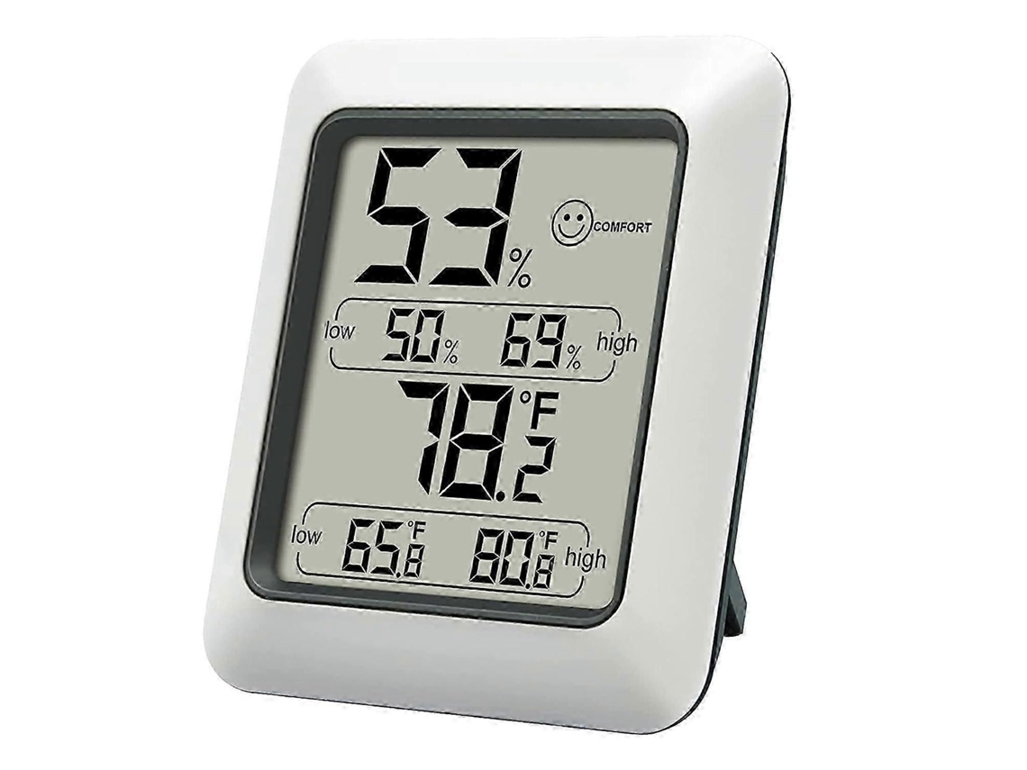 Termómetro Higrómetro Digital Lcd Com Sensor, Medidor De Temperatura E Humidade Para Interior - Elysve
