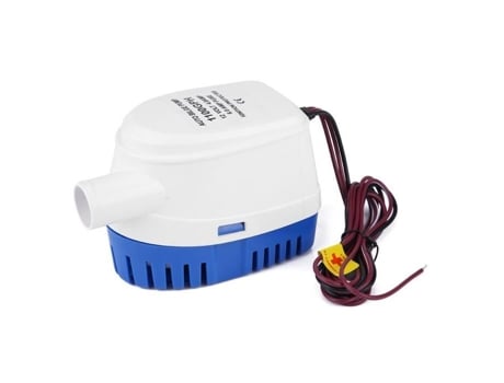 Bomba de água de esgoto submersível automática para barco Akozon 1100GPH barco 12V totalmente AKOZON