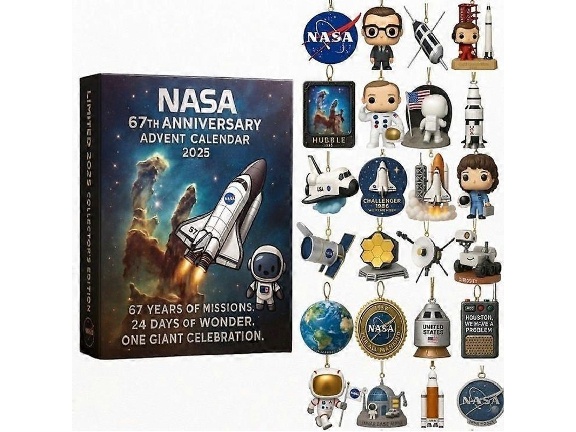 Calendário de Advento de Natal 2025 em Acrílico Nova Line