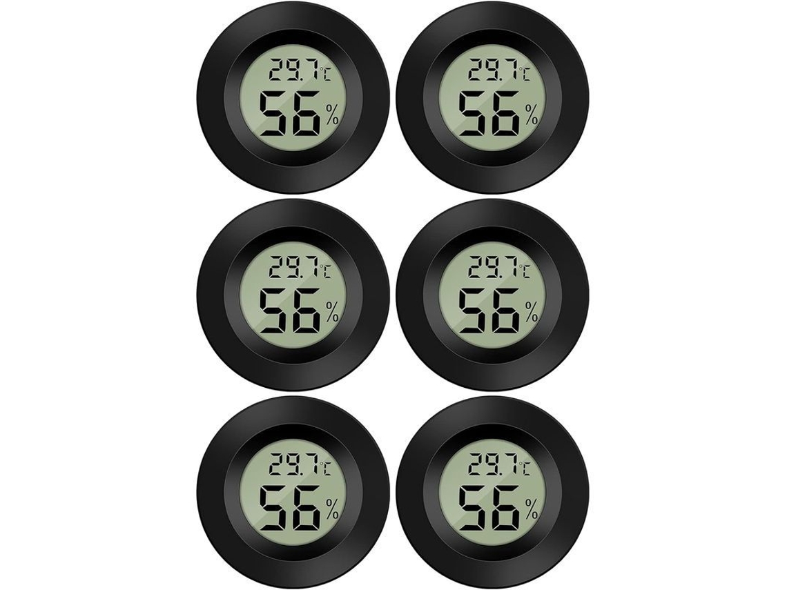 2026 termômetro Higrômetro Digital Lcd Portátil 50~70℃ 10%~99% Rh Mini com Bateria Lr44