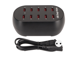 Carregador De Hub Usb Com Várias Portas 100‑240 V 50 W 5 V 2*
