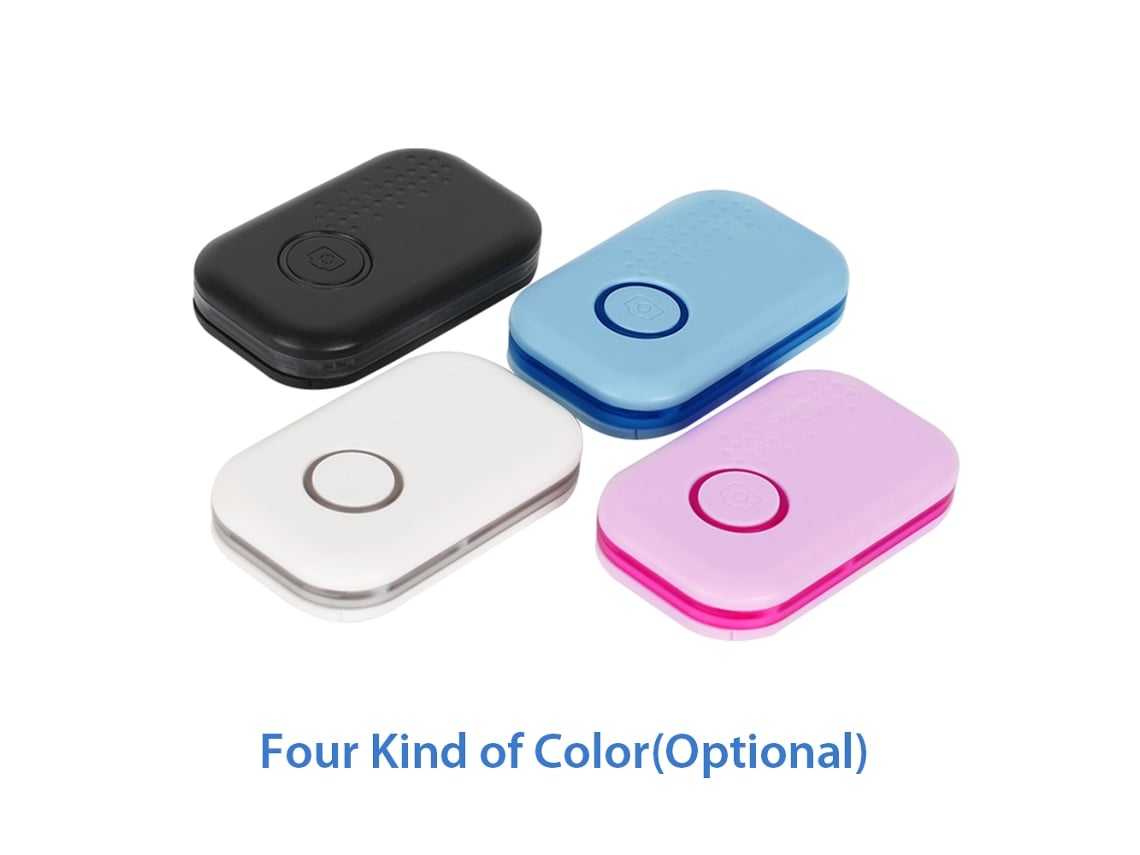 Localizador Inteligente Rectangular Mini De Chave Anti Perda S5 Rosa (caixa De Cor)
