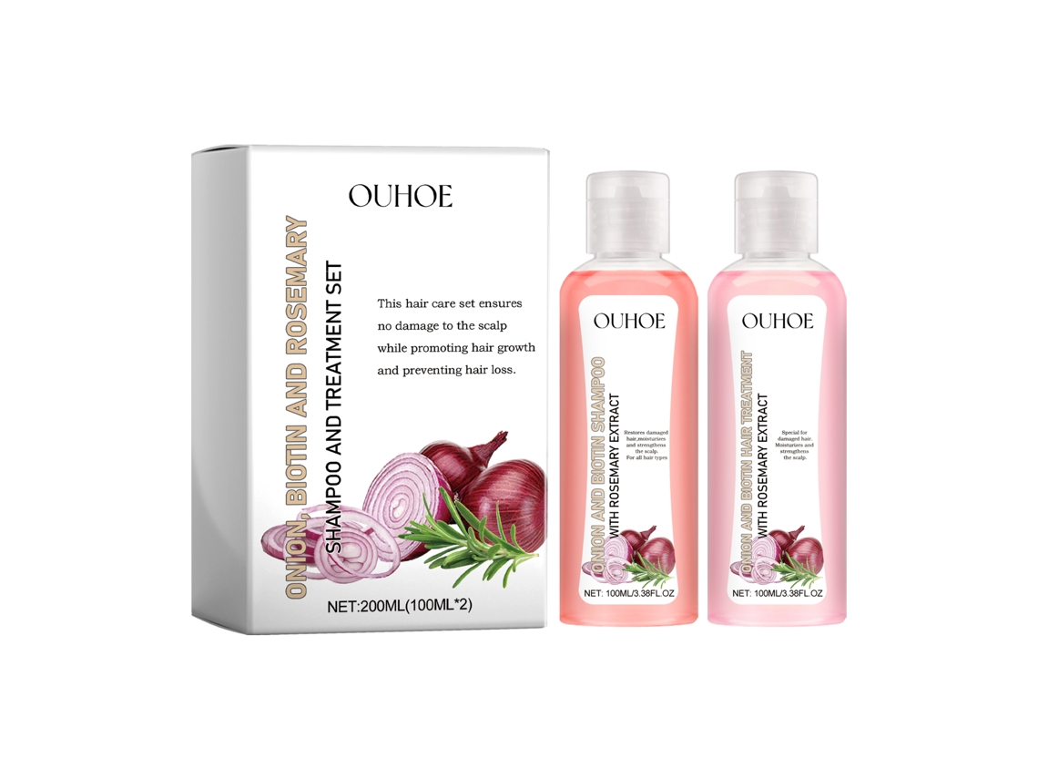 Shampoo Cebola Biotina Alecrim Ouhoe Nutre Raízes