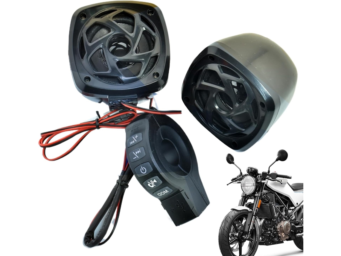 Amplificador De Áudio Para Guidão De Motocicleta