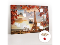 Quadro De Cortiça Torre Eiffel Para O Escritório Espelharte (120x80 Cm)