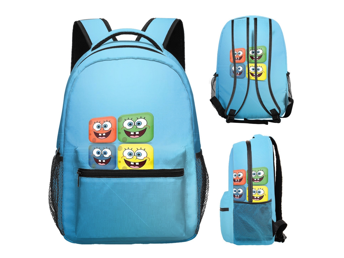 Mochila Escolar Estampada Com Desenhos Animados, Material Oxford, Mochila De Proteção Da Coluna E Descompressão Estilo 14