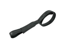 Estribos de Couro com Ganchos Preto 80 Cmeric Thomas