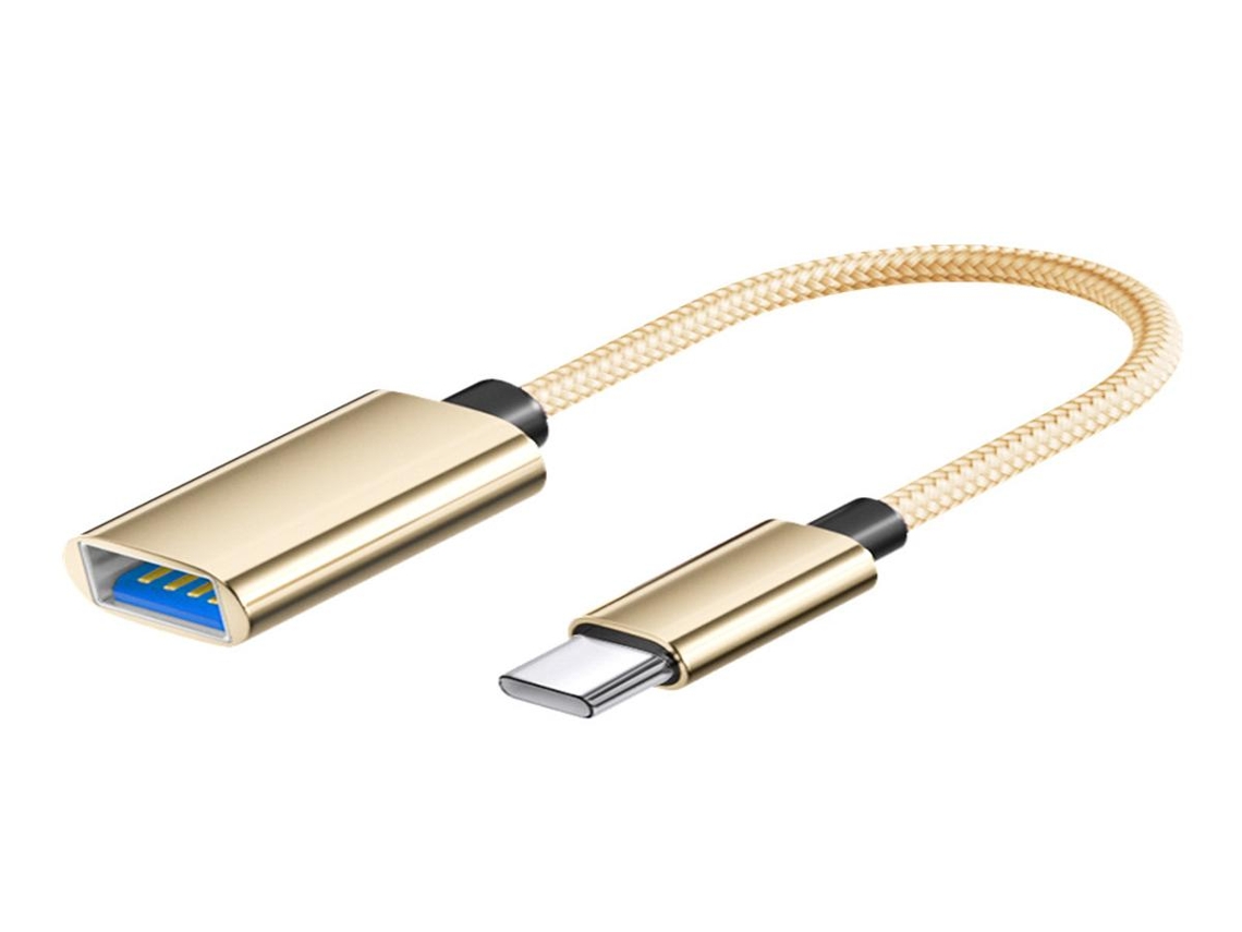 Lurelia Adaptador Otg 2 Em 1 Dourado Diário