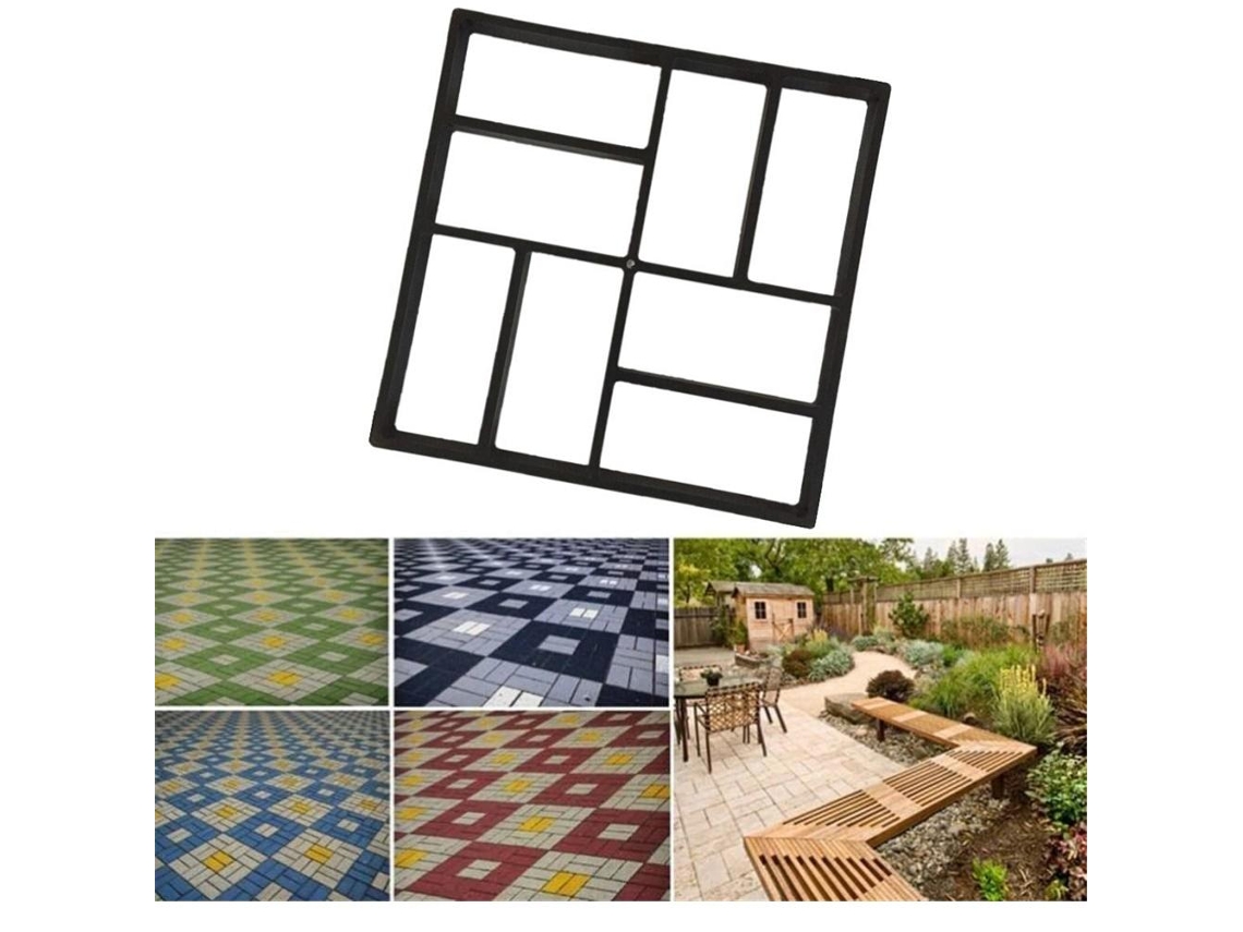 Ferramentas Moldes Cimento Bloco Pedra Jardim Decoração