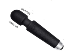 Vibrador Yunzii Ccr0317zzh16 Massageador Pessoal Massageador De Mão Sem Fio Massageador Elétrico Recarregável Preto
