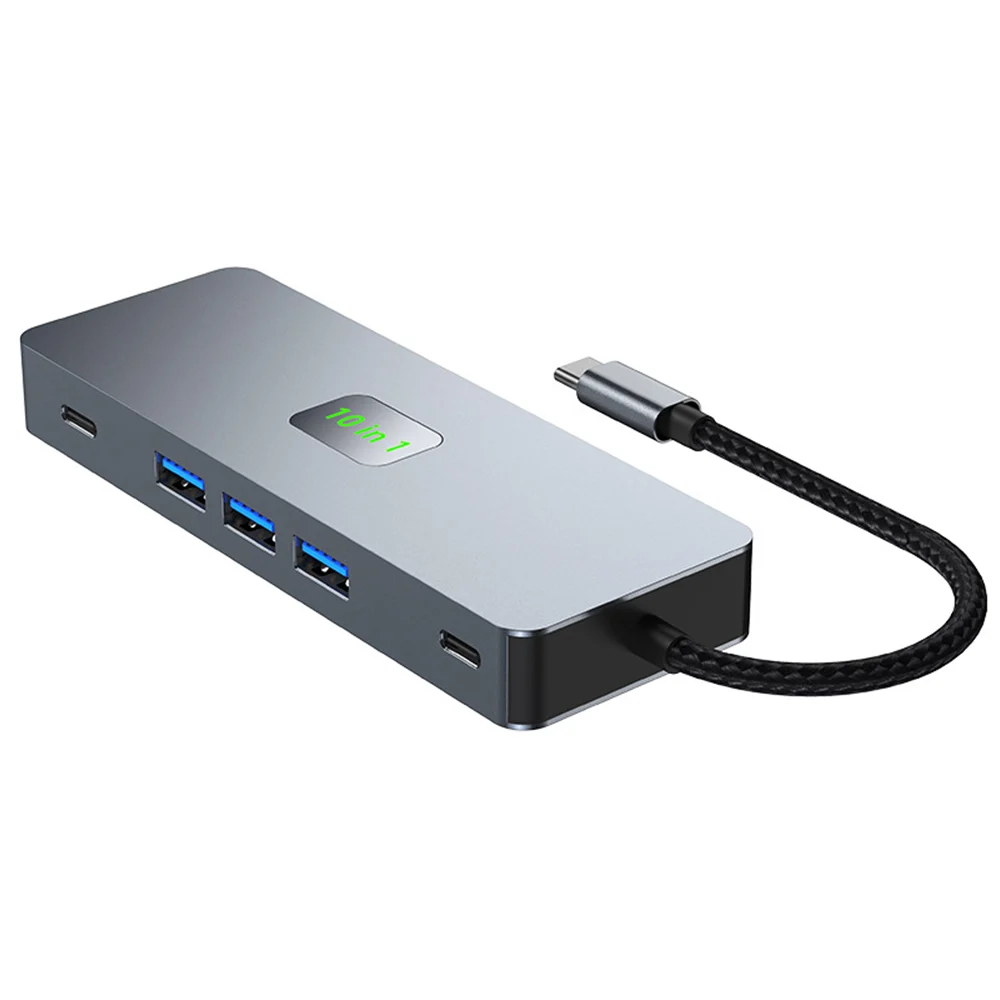 Estação Premium 4k60hz De Acoplamento Usb C 10 Em 1 Com Display Duplo Lurelia