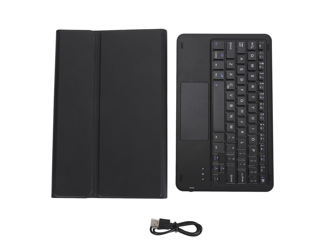Capa Protetora Com Teclado Sem Fio E Touchpad Para Lenovo Tab M10 5g De 10.6 Polegadas