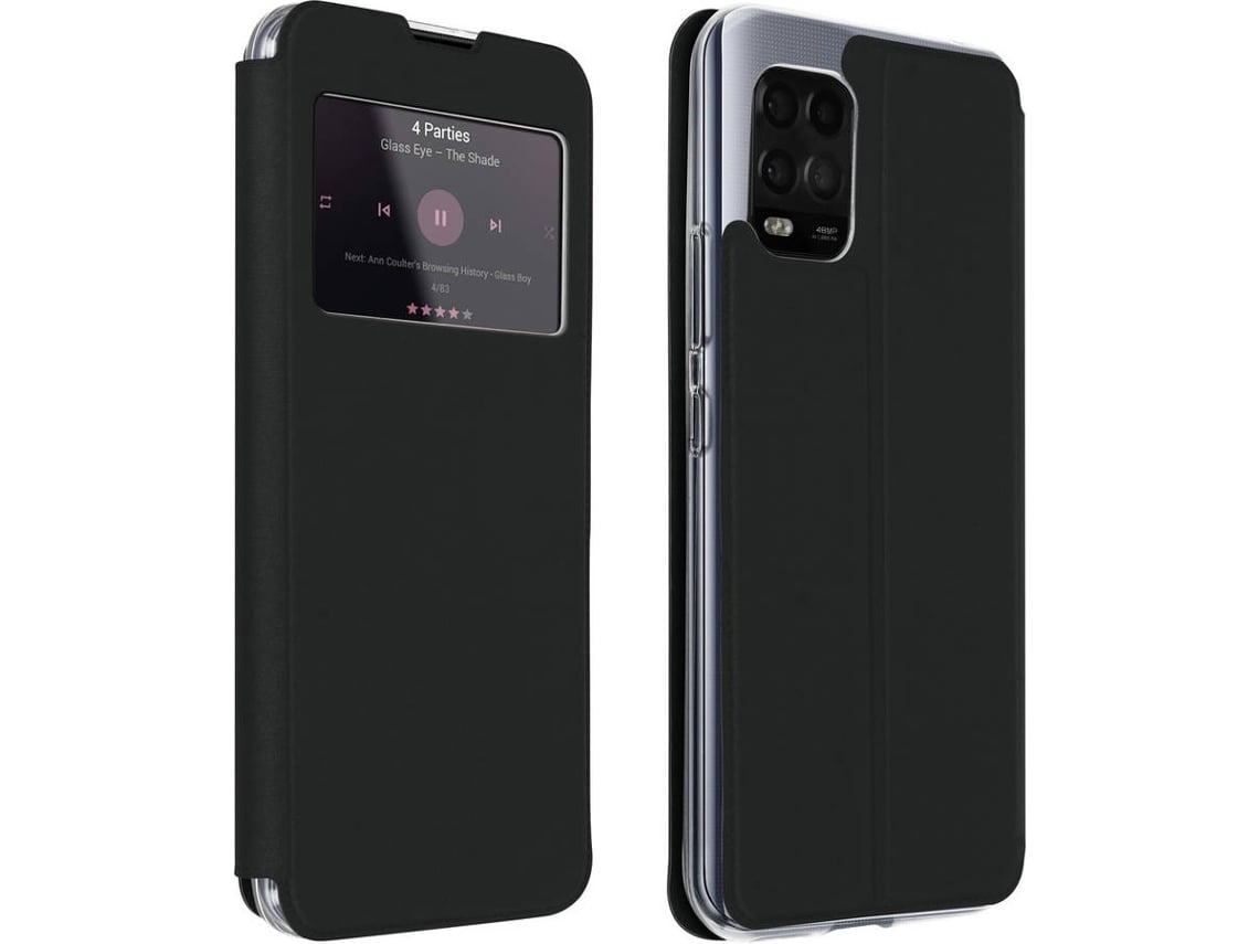 Bolsa Xiaomi Mi 10 Lite Carteira Janela Preto