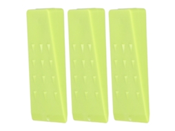 Kit de 3 Cunhas de Plástico para Aumentar a Fricção, Seguras, Práticas, Duráveis e Compactas para Poda de Árvores CHABERLU