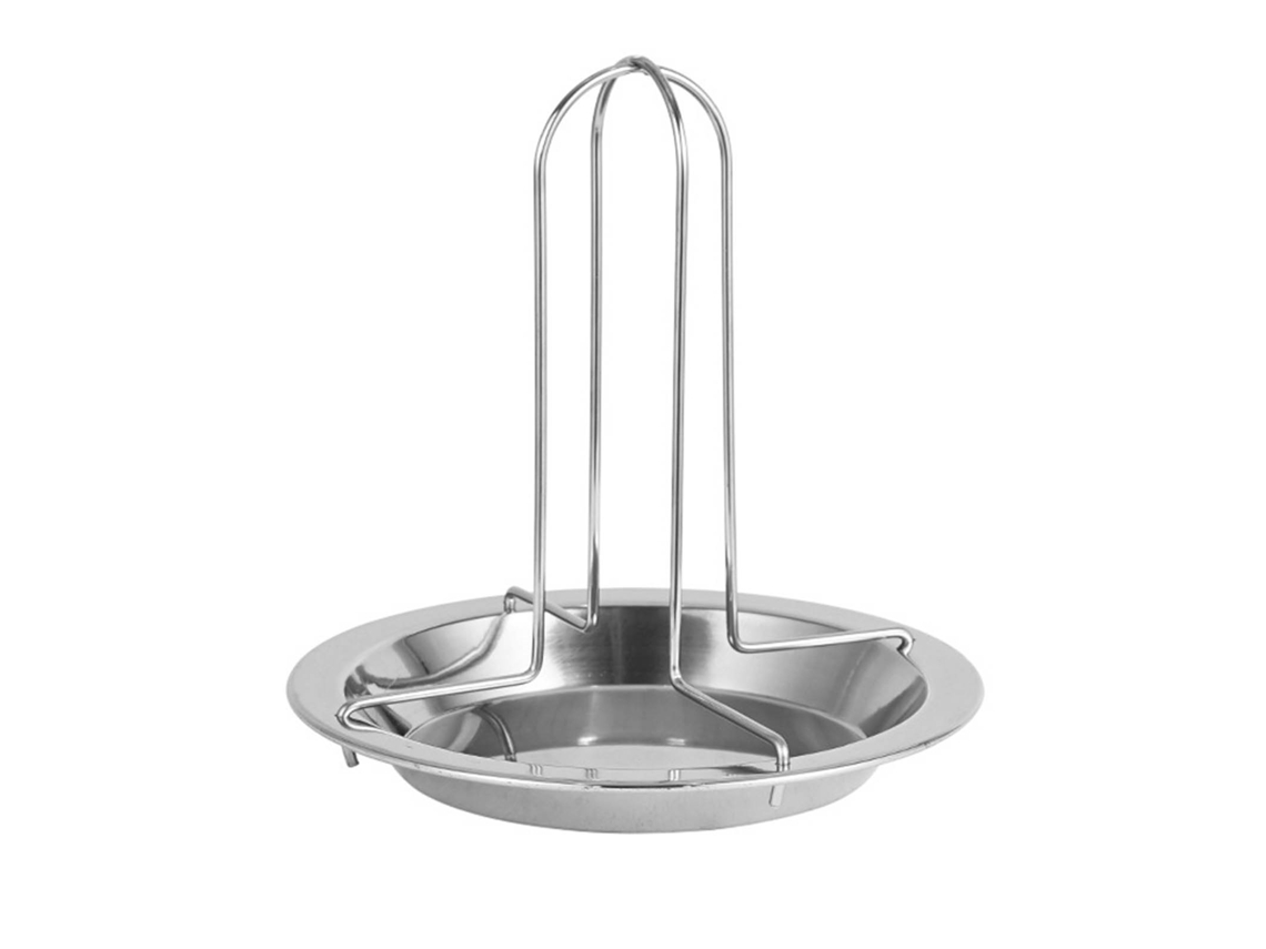 Suporte Vertical de Inox para Assar Frango Sem Aderir