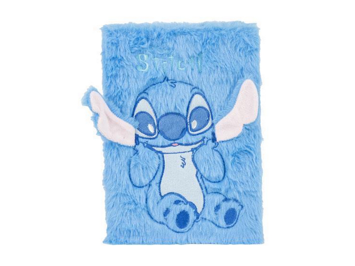 Caderno De Pelúcia 3d Stitch Azul A5 85251