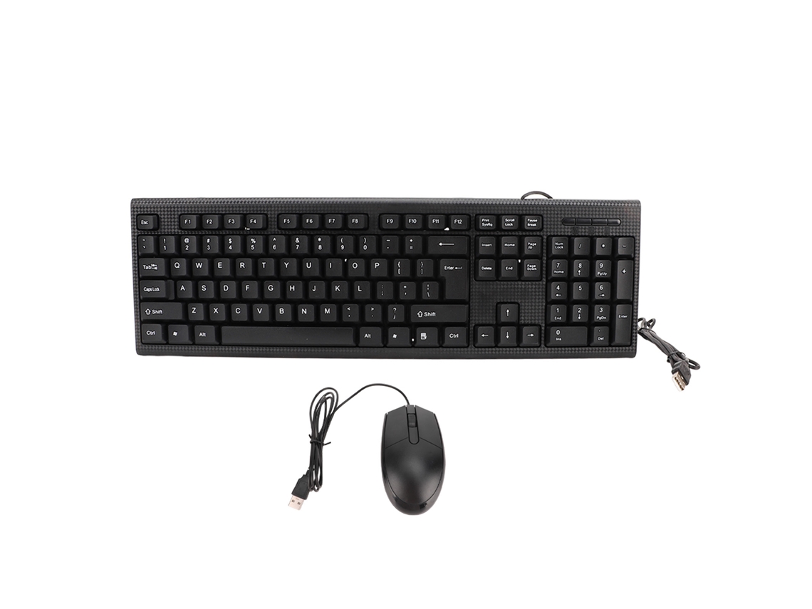 Conjunto De Teclado E Mouse Com Fio Usb Cmk858