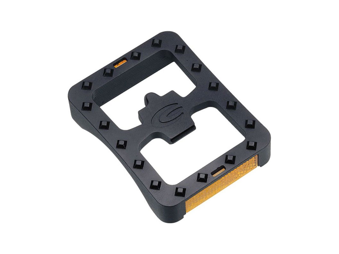 Adaptador de Plástico Pedal Prateadoexustar