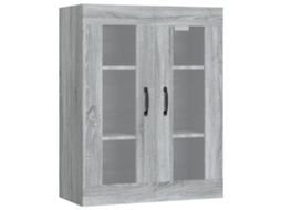 Hanging Wall Cabinet, Hanging Wall Cabinets Vidaxl Cinzeto Madeira Processada (n/a)