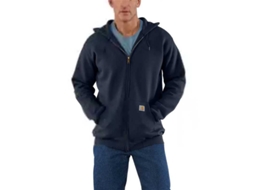 Moletom De Ajuste Solto Com Zíper K122 Cinzento M CARHARTT
