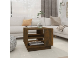 Mesa de Centro 55x55x43cm DERIVADOS DE MADEIRA CARVALHO FUMÊ HARLANV1