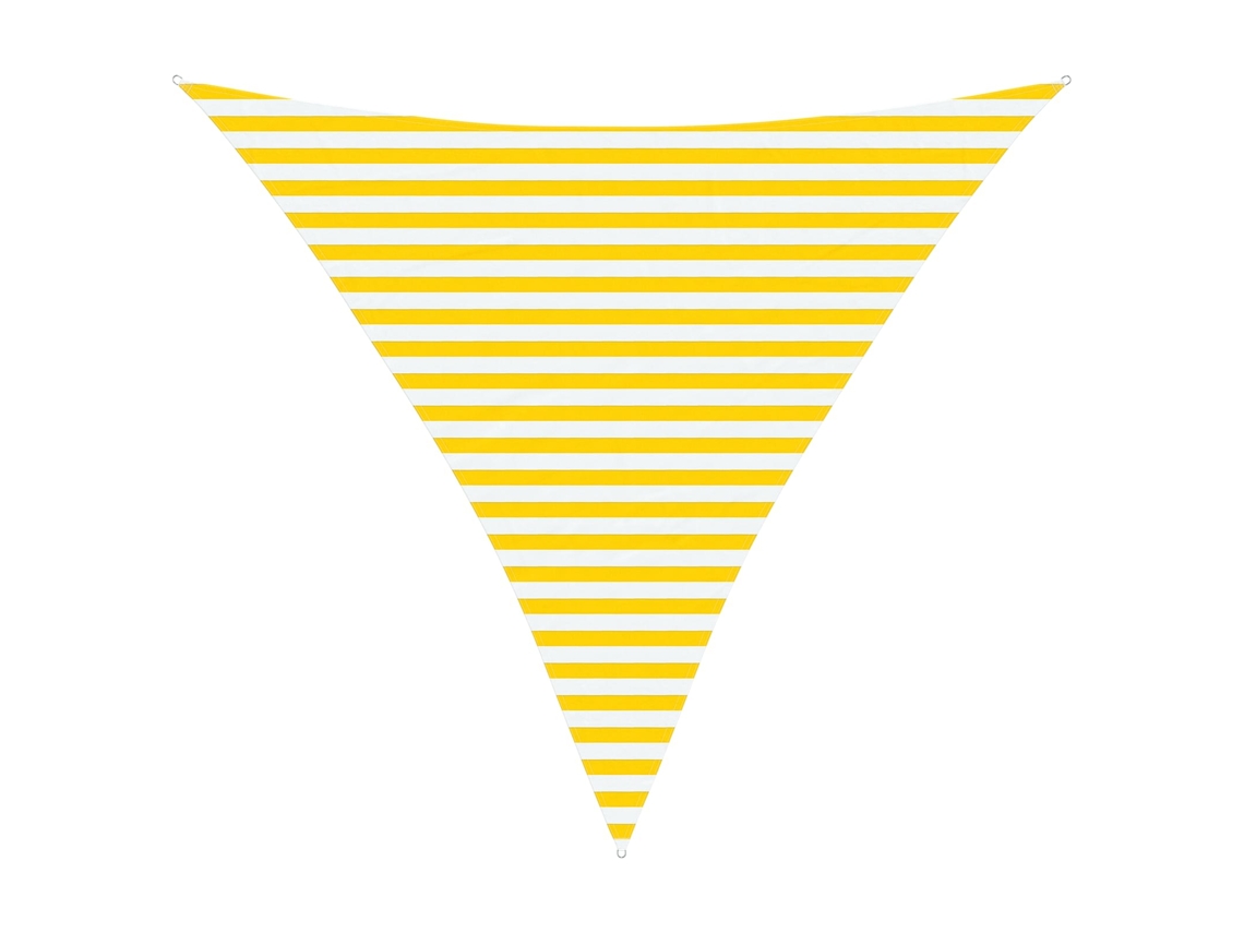 Conjunto 1 Sombra De Sol Vidaxl Amarelo Poliéster (3,6 X 3,6 X 3,6 M)