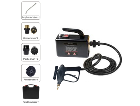 2600 W Limpador A Vapor Doméstico , Para Cozinha, Banheiro, Móveis E Carros Com Caixa De Ferramentaspreto Eafc