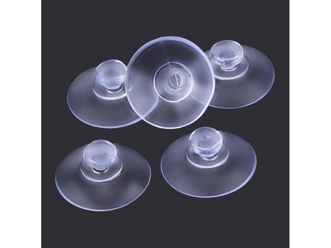 Ventosas 20 Peças, 20 Mm, Transparente Elysve