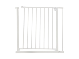 Barreira De Segurança Para Escadas Relaxdays, 82–87 Cm, Sem Perfuração, Bebés E Crianças, Branca