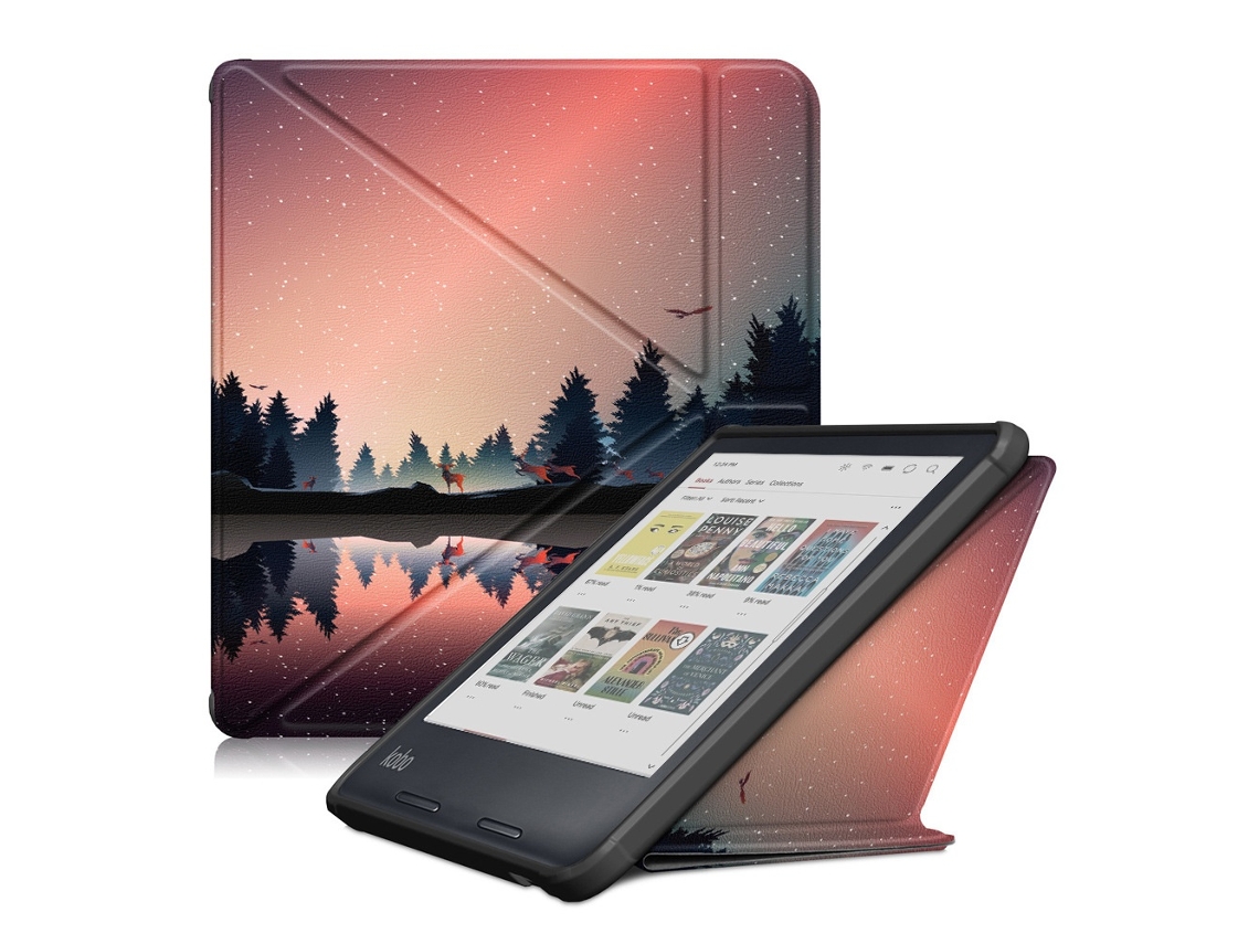 Capa Protetora Para E-reader Kobo Libra Color, Despertar/repouso Automático - Elysve