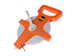 Medidor De Fita Manual Com Ponta Sunflare (50 Metros)