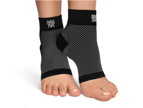 Meias Para Fascite Plantar Bitly Para Mulheres E Homens, Mangas De Compressão Para Pé E Tornozelo Preto, Xl