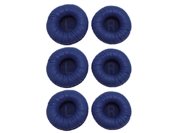 Conjunto de 6 Almofadas para Ouvido de Headset Mali com isolamento de ruído para Tune 600btnc 660nc 510bt T450bt T500bt Azul