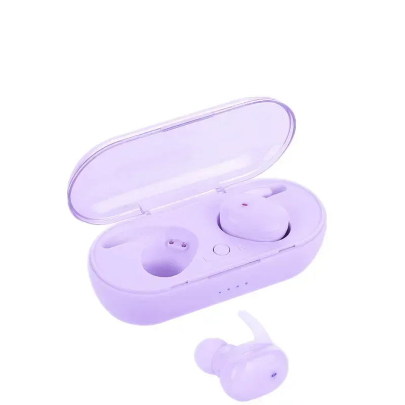 (roxo) Fones De Ouvido Intra-auriculares Estéreo Sem Fio Tws, Com Cancelamento De Ruído E À Prova D'água.