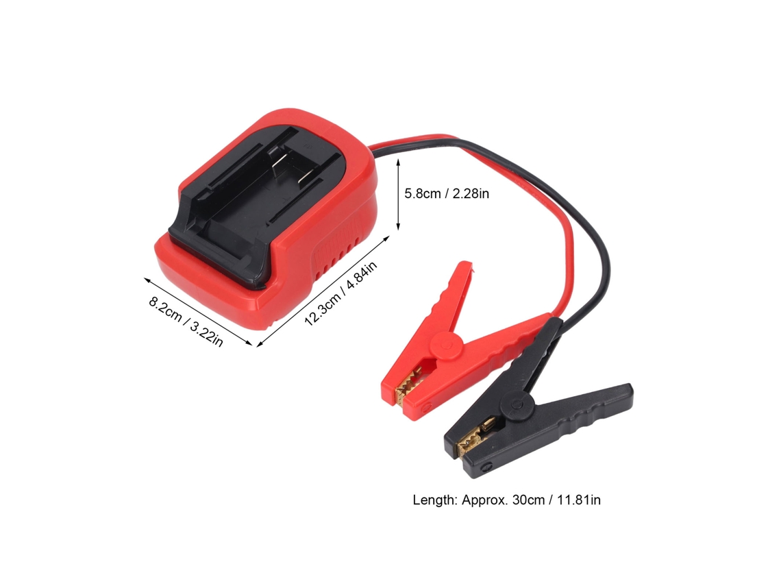 Laxiscreed Carregador De Emergência Portátil 12v Para Baterias De Íon De Lítio