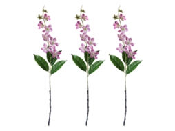 Arranjo de Flores Artificiais Pink com 3 Peças e Jasmim Dourado LAXISCREED