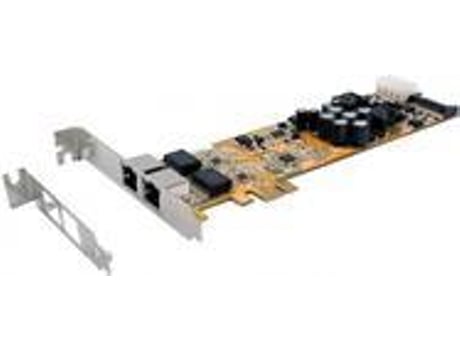 Pci Express Dual Ethernet Karte 2xg. 2xgigabit Ports,lp Bügel,mit Poe Exsys (ex 6072poe 2)